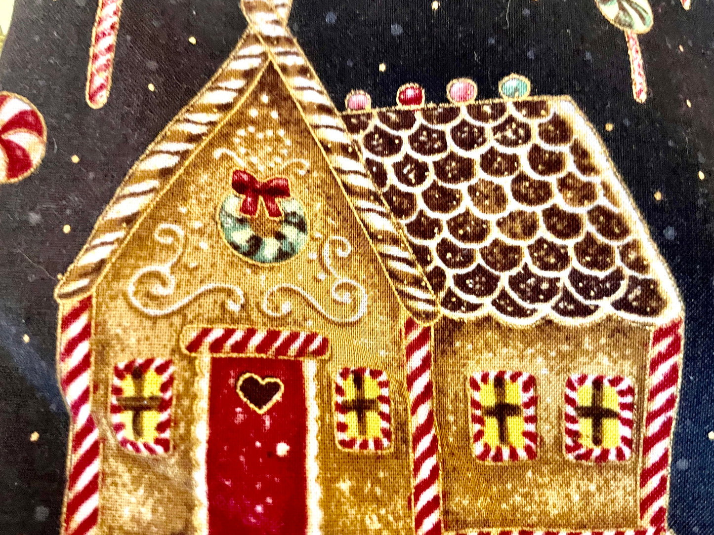 Beautiful Gingerbread Houses Christmas blanket
