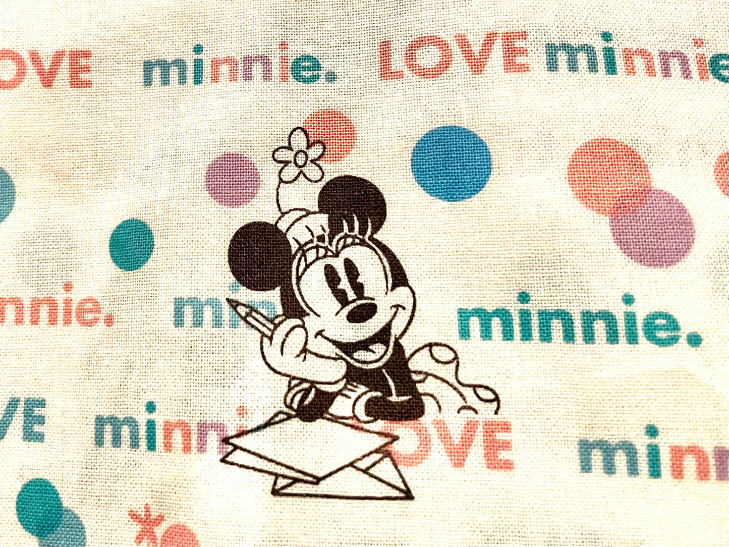 I Love Minnie Mouse reversible blanket