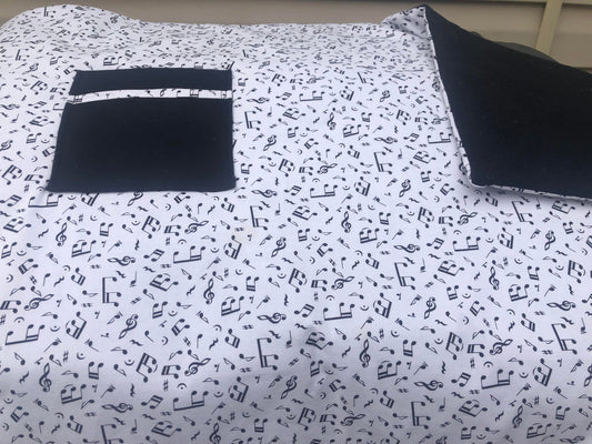 Unique Music Lap Quilt and Throw