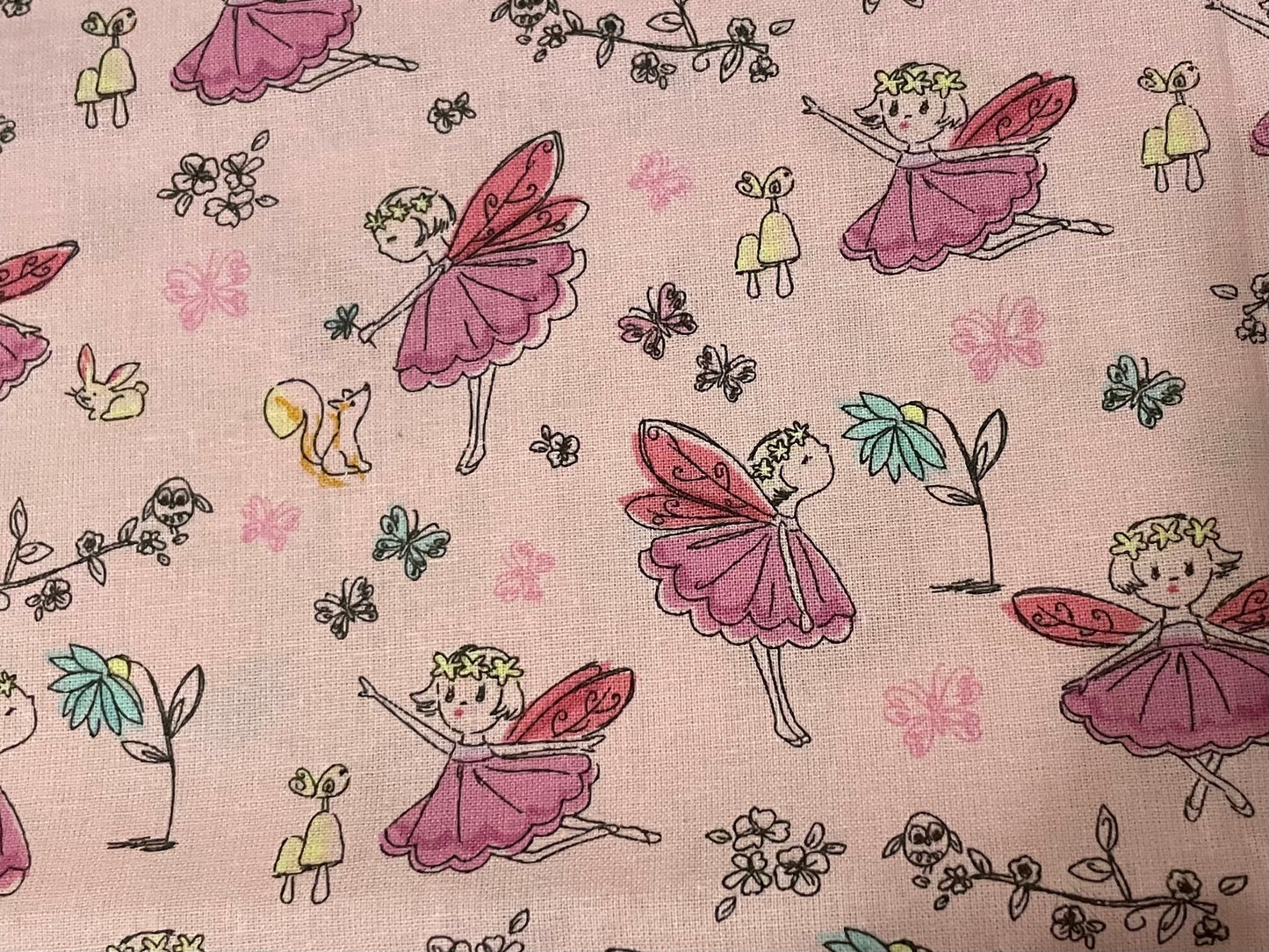 Precious fairy princess reversible blanket