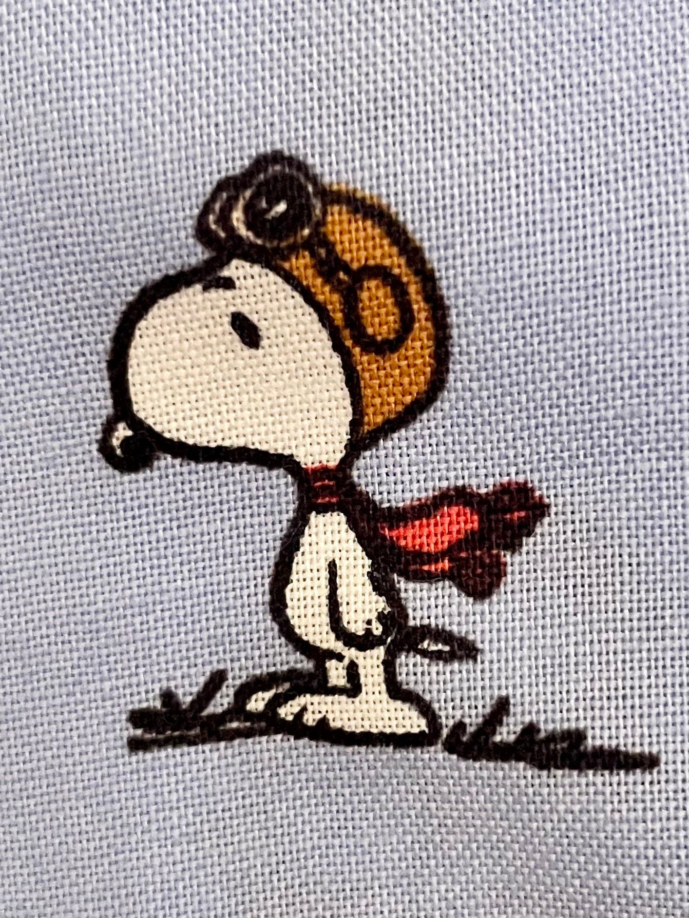 Cutest Snoopy Red Baron blanket ever!