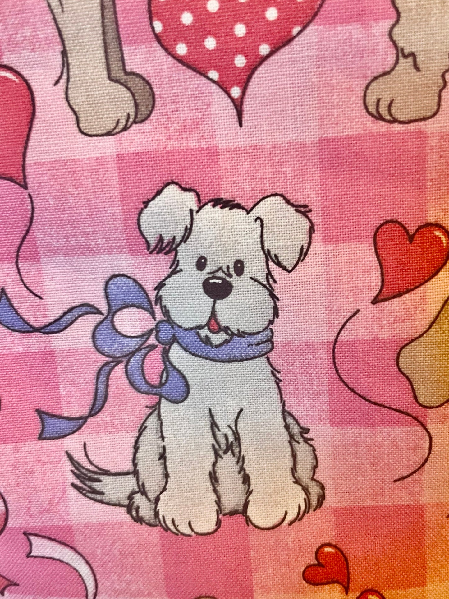 Cutest Valentine’s dog lover reversible blanket ever!
