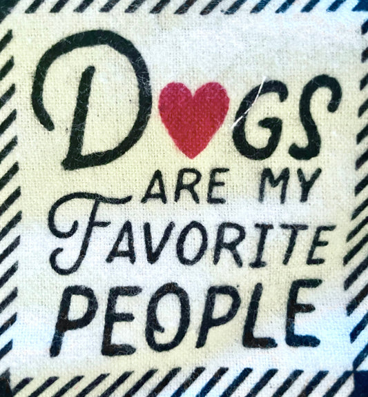 Dogs are my favorite people reversible blanket and gift