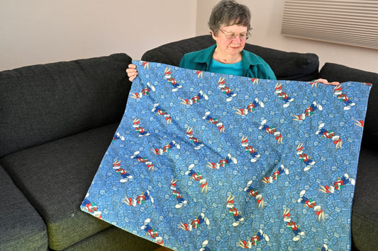 Vintage Bugs Bunny Lap Quilt Blanket