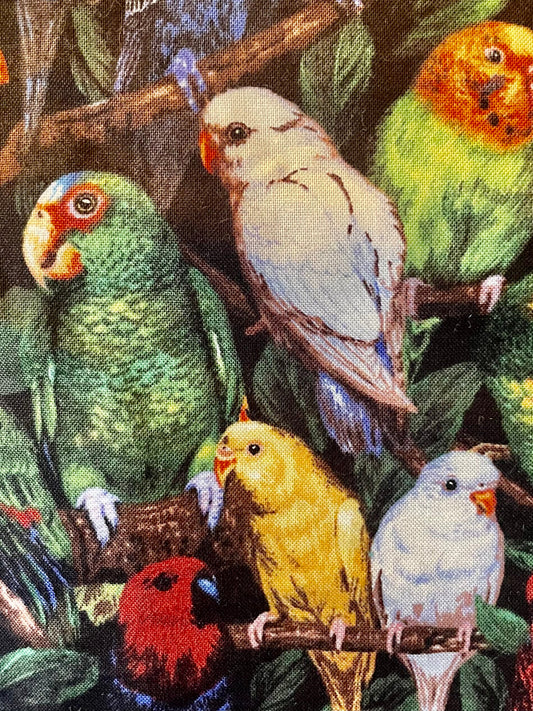 Colorful Parrot Head Blanket and Gift