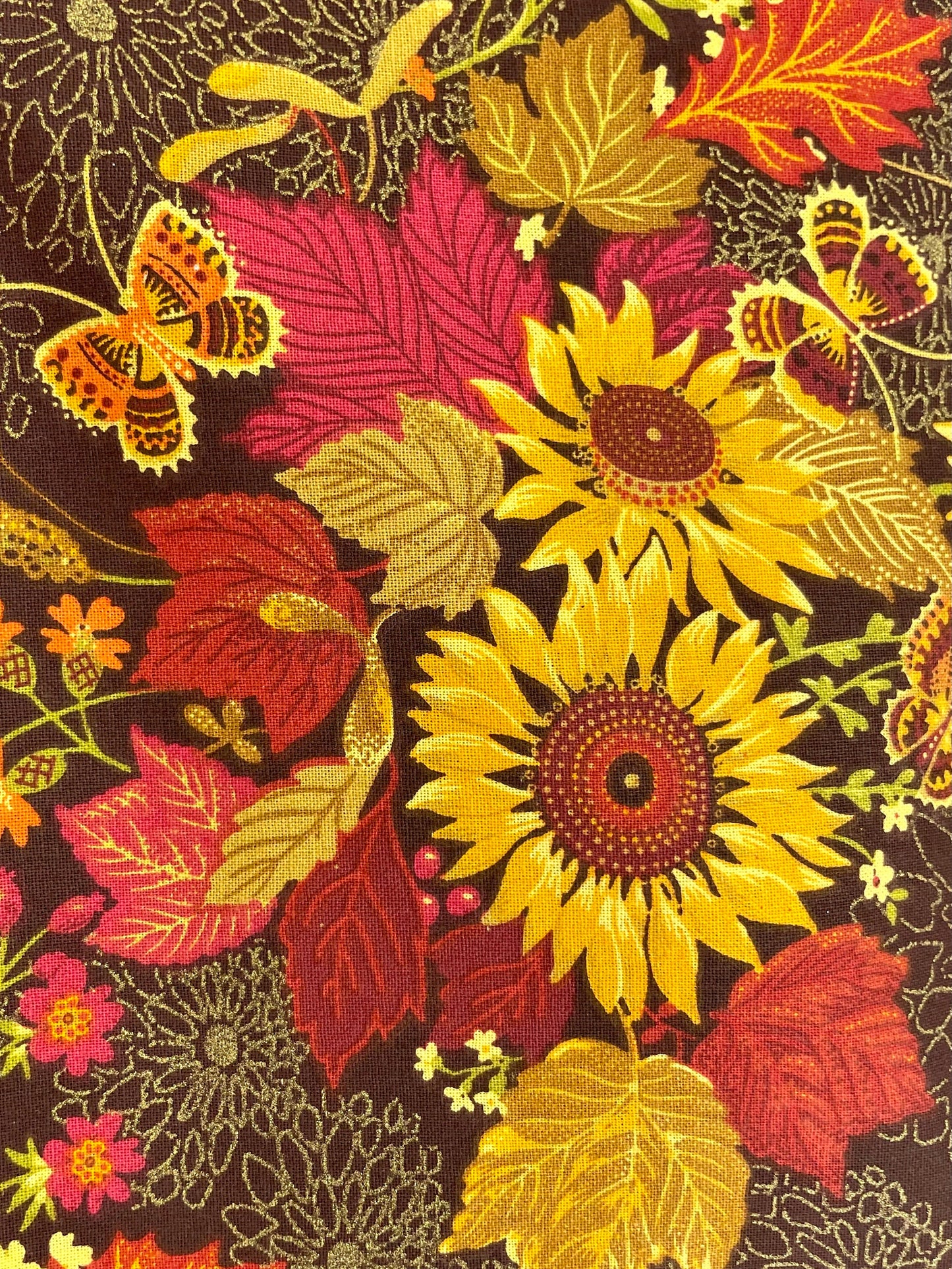 Beautiful fall designer reversible blanket