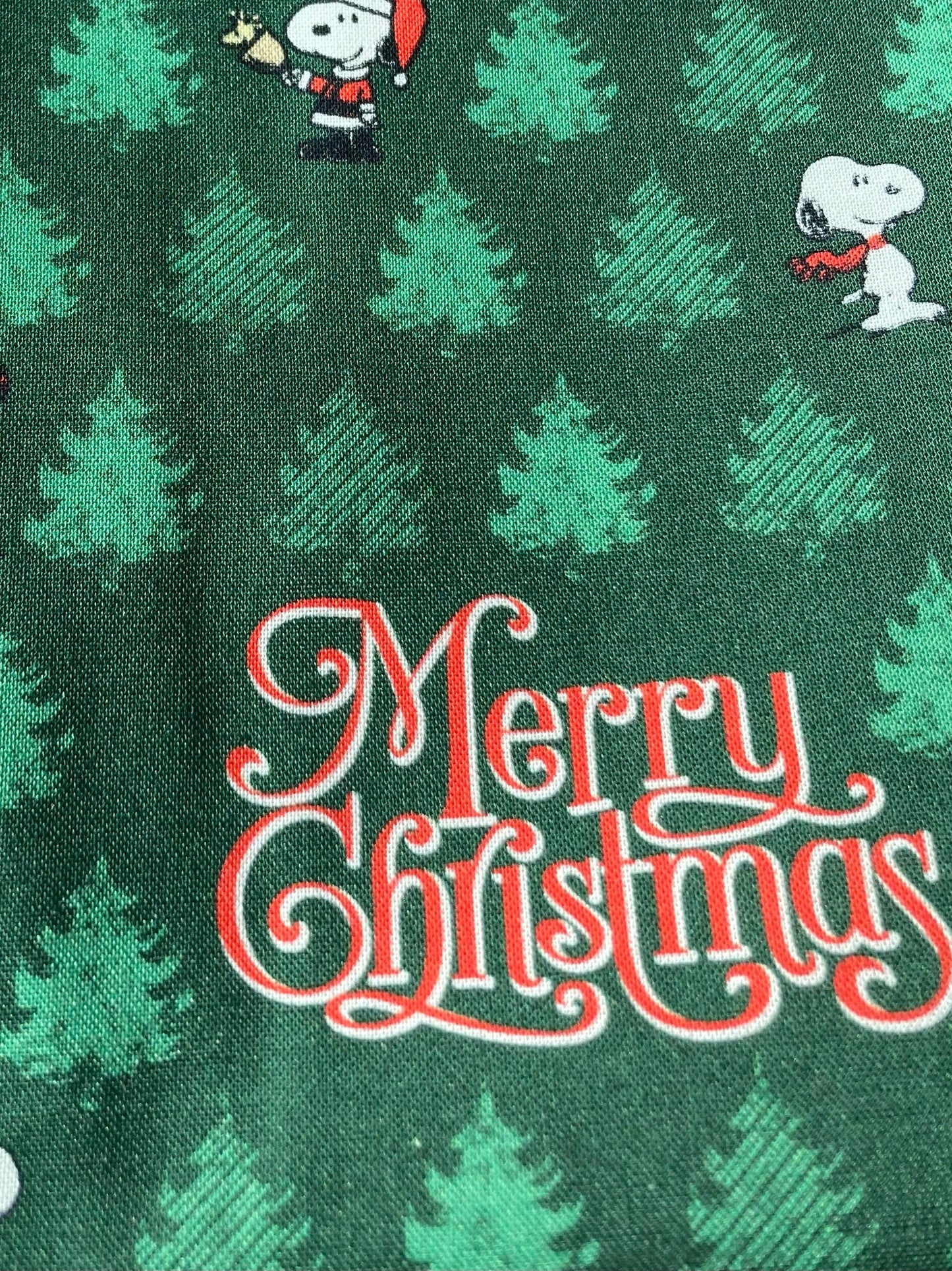 The happiest Snoopy Merry Christmas blanket