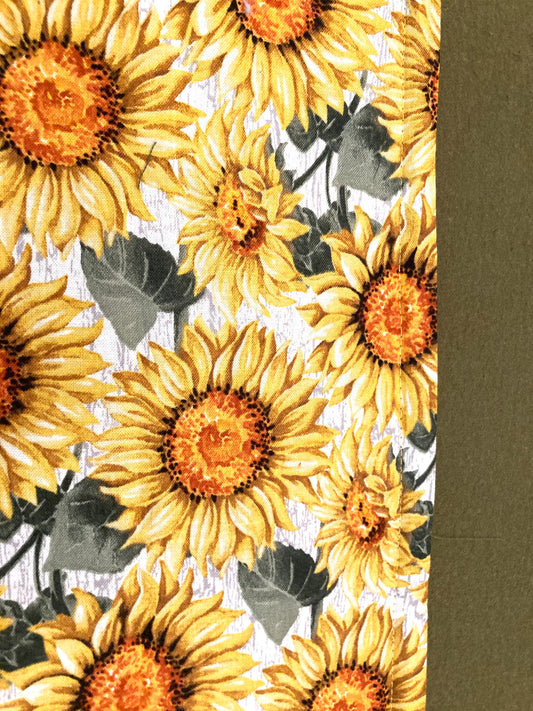 Beautiful Sunflower reversible blanket