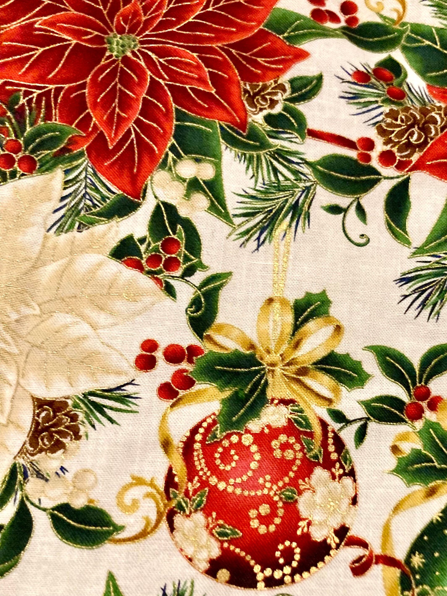 Gorgeous Christmas reversible blanket and decor