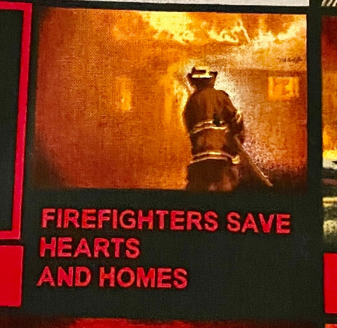 Best Firefighter reversible blanket and gift ever!
