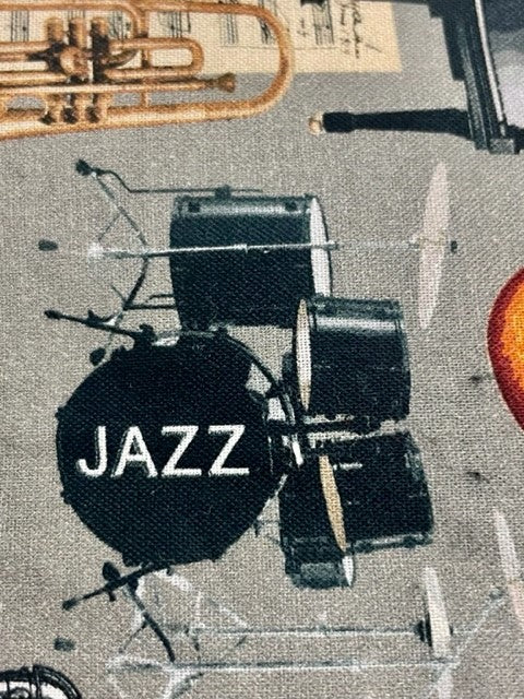 Perfect Jazz and Music Lovers Reversible Blanket